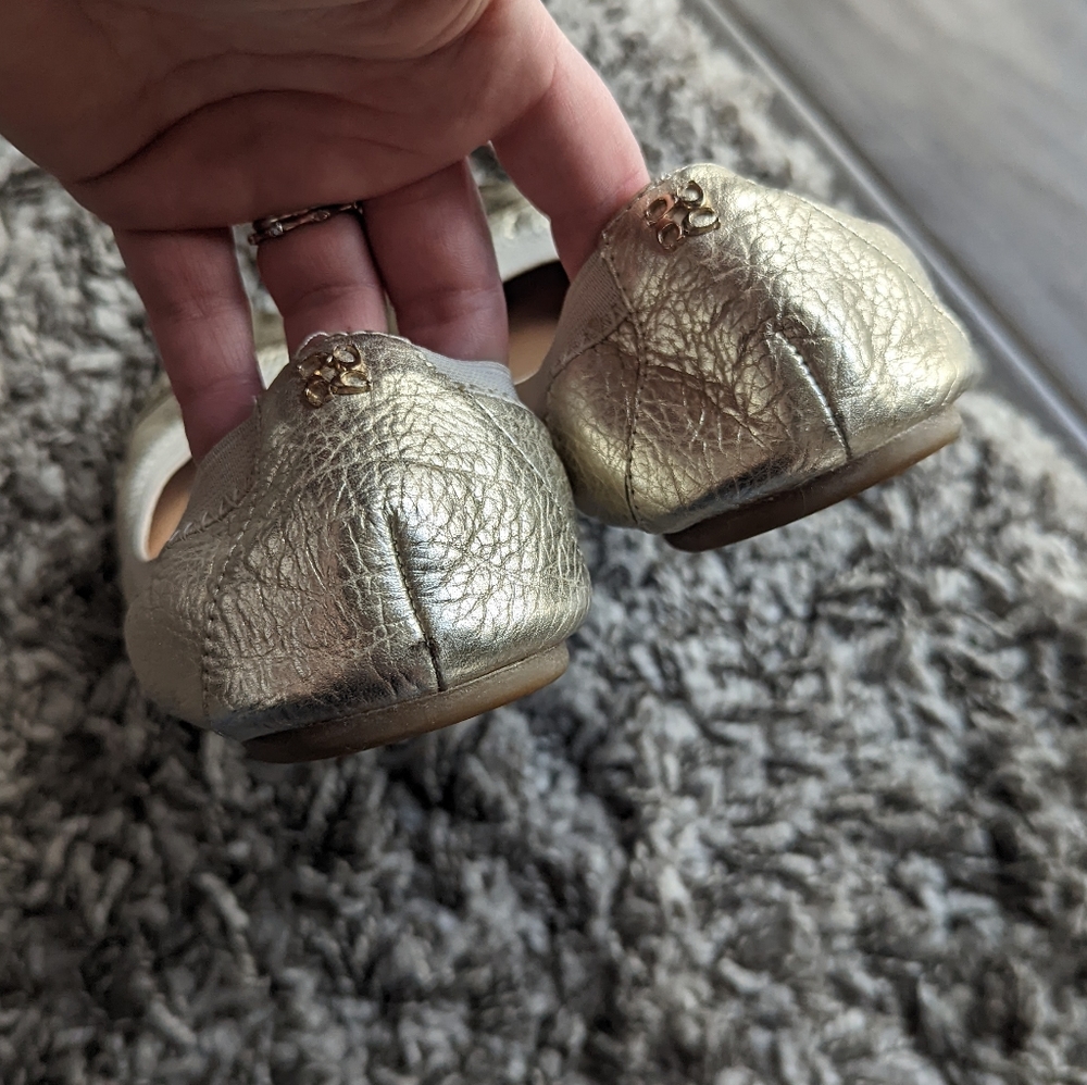 Gold coach flats - Picture 4 of 5